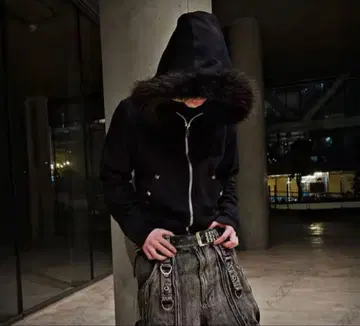 남성용 퍼 자켓