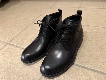 ECCO 고어텍스 블랙 가죽 부츠