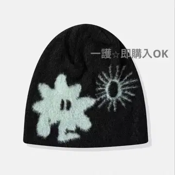 SUNLOVE 니트 모자 블랙