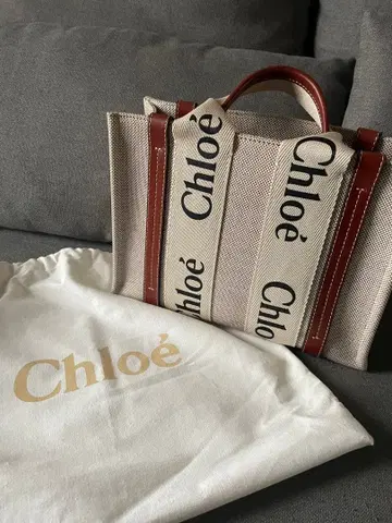 끌로에 스트라이프 디자인 핸드백