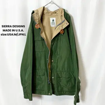 SIERRA DESIGNS 미국제 상태 좋음 마운틴 파카 숏 기장