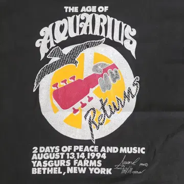 유즈드 빈티지 T The Age of Aquarius Returns