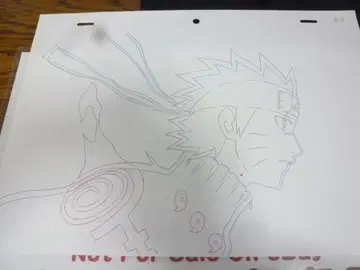 나루토 A27 직필 등 레이아웃/원화/수정/동영상 나루토 NARUTO