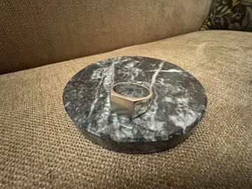 실버 925 인장 반지