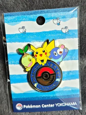 포켓몬 센터 요코하마 한정판 핀 배지 핀즈 피카츄 어흥염 나에톨