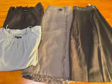 23구 44 / 4장 세트 스커트, 니트