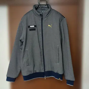 PUMA 헤링본 자켓 그레이