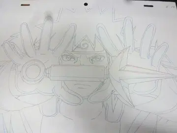 미나토 B10 친필 등 레이아웃/원화/수정/동영상 나루토 NARUTO