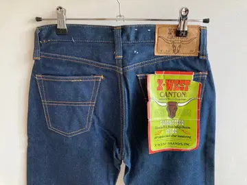데드스탁 70s X-WEST CANTON 다크 블루 데님