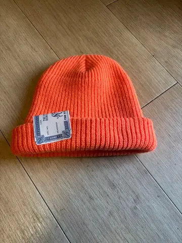 THE H.W.DOG&CO. 오렌지 니트 모자
