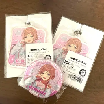 학원 아이돌 마스터 DMM 스크래치 히메사키 리나 키링 캔뱃지