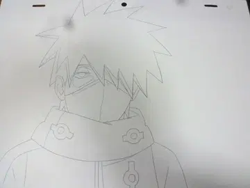 카카시 B1 직필 등 레이아웃/원화/수정/동영상 나루토 NARUTO