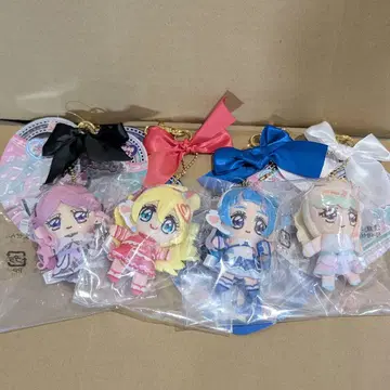 [새상품 4종류] 너와 아이돌 프리큐어 마스코트 모음