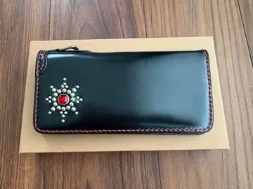 플랫 헤드 롱 지갑 새상품급 블랙