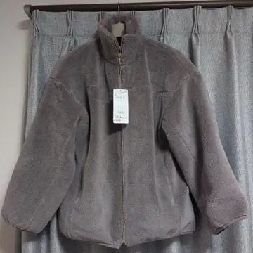 DISCOAT 그레이 플리스 자켓 F