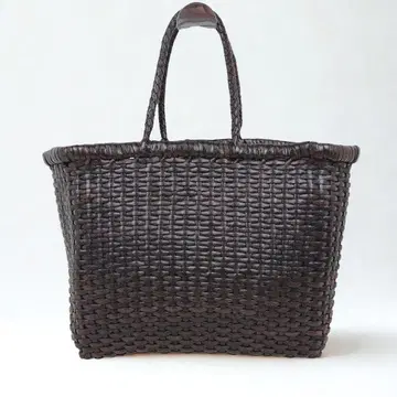 컨디션 최상 드래곤백 바스켓 토트백 버팔로 카프 가죽