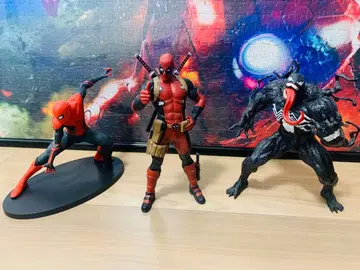 스파이더맨 데드풀 베놈 피규어 세트
