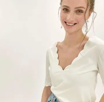 스캘럽 상의 Tsuru by Mariko oikawa