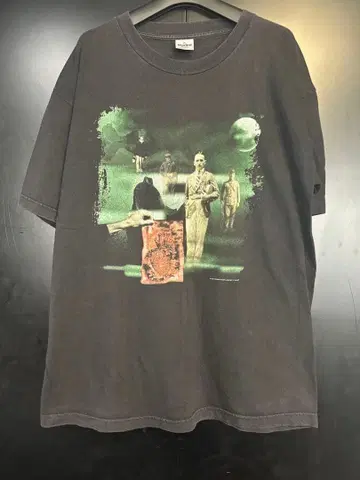 초레어 90'S 당시물 DOKKEN T셔츠 빈티지 XL USA제