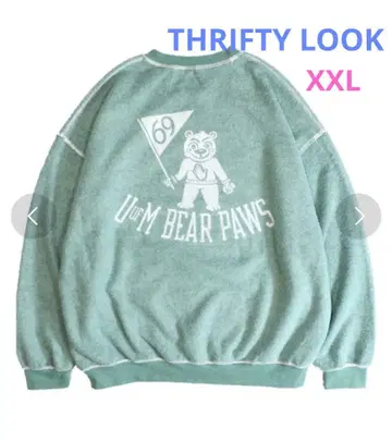 THRIFTY LOOK 스리프티 틸 후크 맨투맨 뒤집힌 디자인