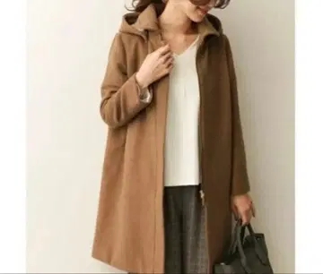 URBAN RESEARCH DOORS 2WA 롱 코트 카멜 브라운