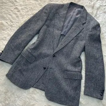 새상품급 아브라함 문 요크셔 트위드 자켓 영국제 원단 헤링본