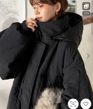 클래식 엘프 Classical Elf 후드 부착 충전솜 몬스터 블루종