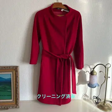 새상품급 클리닝 완료 barneys NY, 사이즈 40 빨간색, 코트