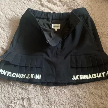 Jack Bunny!! 플리츠 스커트 블랙 사이즈 2