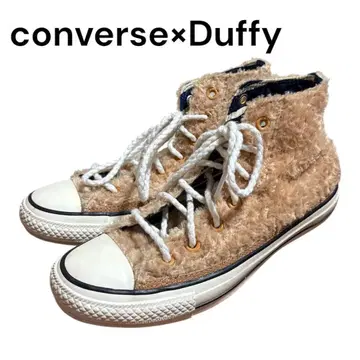 새상품급 컨버스 x 더피 콜라보 스니커즈 24.5cm
