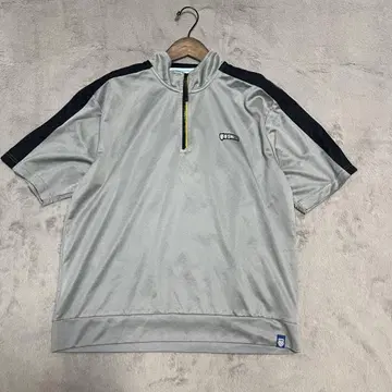 K-SWISS 하프 지퍼 반팔 골프웨어 골프 반팔 피케 셔츠 3L