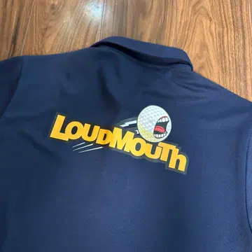 LOUDMOUTH 남성용 골프 셔츠 네이비 LL