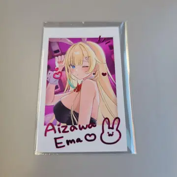 브이스포! C107 폰포코찻집 아이자와 에마 금박 폴라로이드