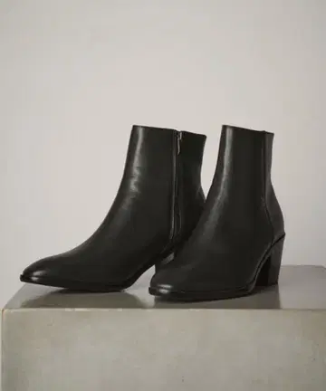 블랙 가죽 부츠 41 사이즈