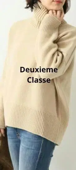 정가 35,200엔 두지엠 클라세 (일본제) 터틀넥 풀오버