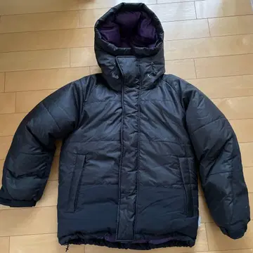 Mt.RAINIER DESIGN 다운 자켓 후드 부착 블랙