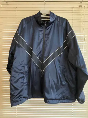 정가 3만 MADE IN STANDARD 나일론 지퍼 블루종