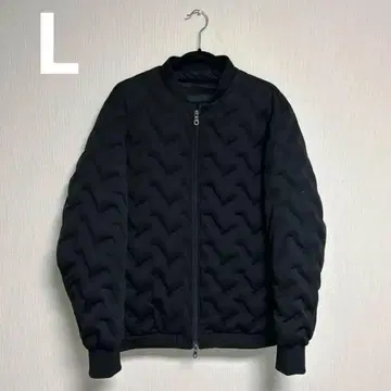 컴시즘 COMME CA ISM 심리스 다운 MA-1 블랙 L