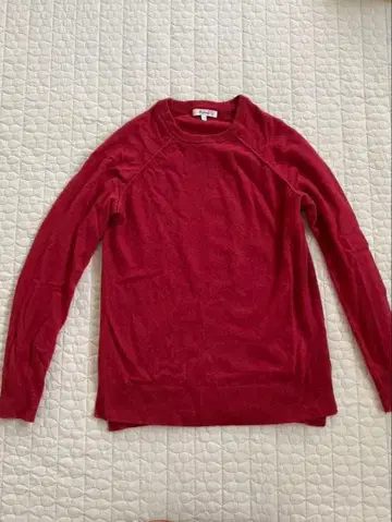Bonpoint 빨간색 캐시미어 긴팔 니트 XS