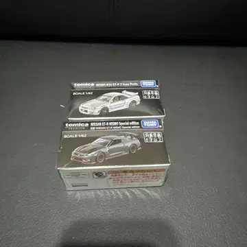 토미카 프리미엄 재팬 모빌리티쇼 한정판 닛산 GT-R 2개 세트