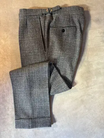 BERNARD ZINS 슬랙스 그레이 계열 체크