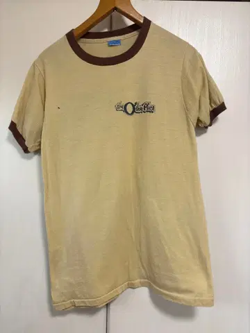 80s 링거 T 양면 프린트 usa 제조