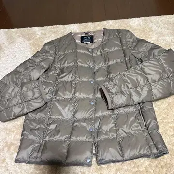 TAION 여성용 노카라 다운 자켓 L
