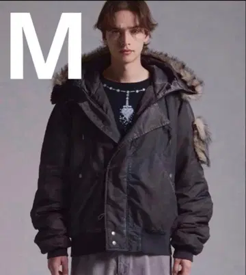 GRANCY 퍼 포켓 디자인 페이드 N2B 자켓