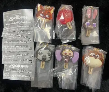 주토피아 아이스캔디 참 전 6종 컴플리트 세트