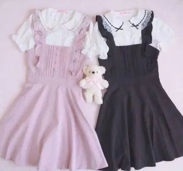 허니시나몬 점프 스커트