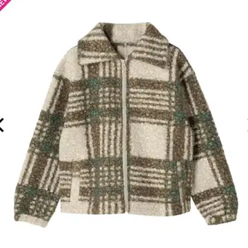 워크맨 푸들 보아 지퍼 블루종 L