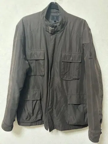 다크 브라운 밀리터리풍 자켓