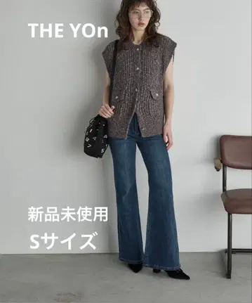 [ THE YOn ] 세미 플레어 스트레치 데님 팬츠 S
