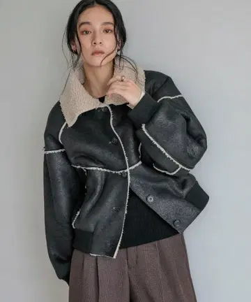 LOWRYS FARM 무스탕 블루종